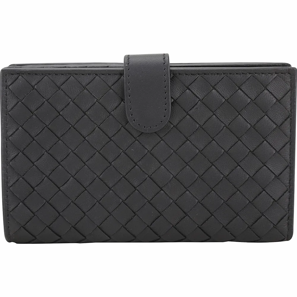 BOTTEGA VENETA Intrecciato BV 小羊皮編織手提/肩背包(黑色) 歷史價格詳細信息