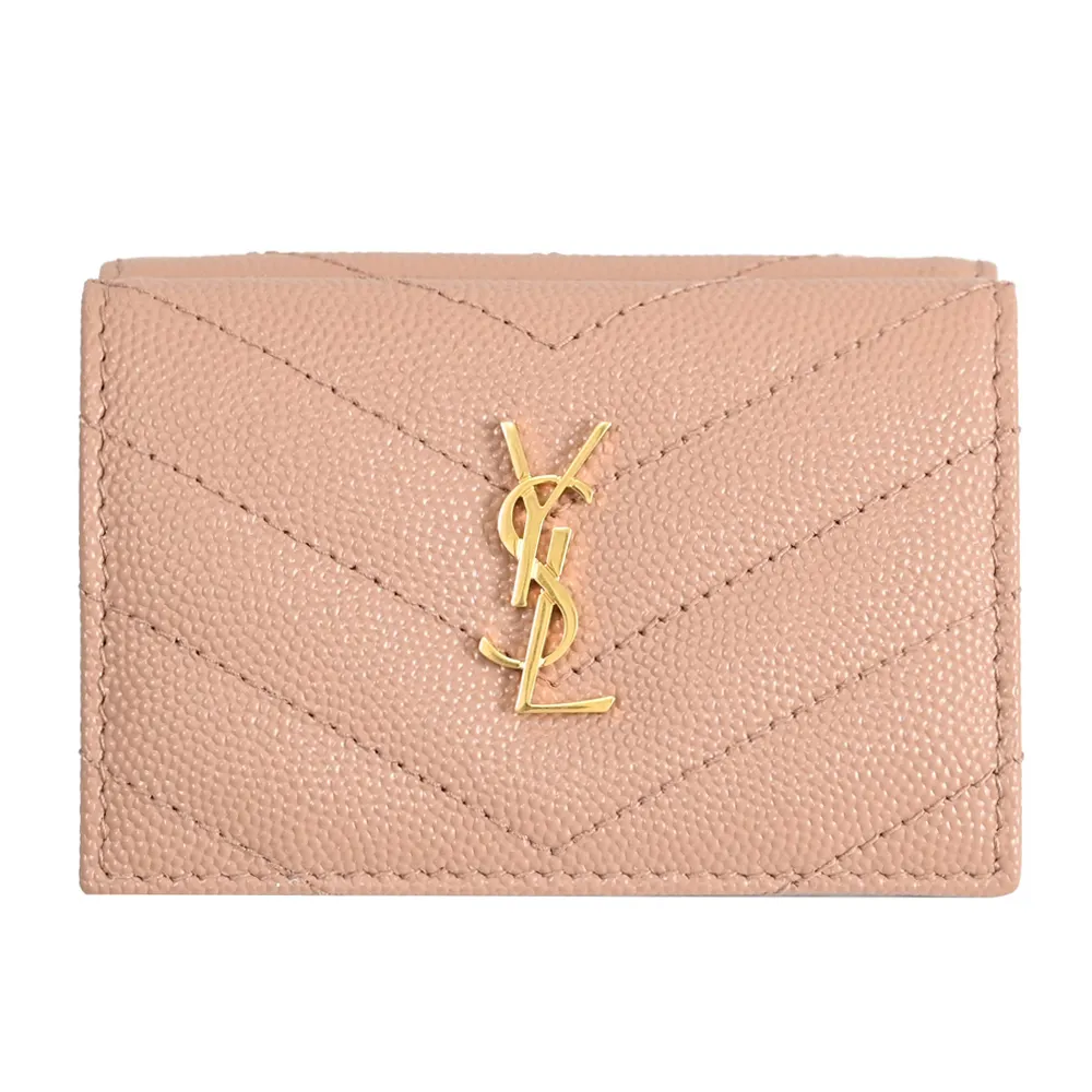 YSL V紋荔枝皮金色LOGO WOC 斜背包(霧灰色) 377828 BOW0J 1202 歷史價格詳細信息