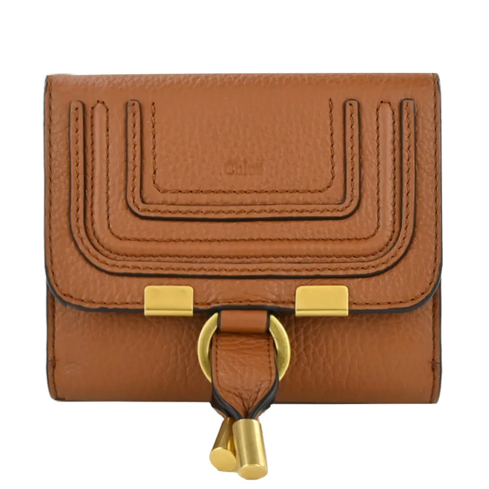 CHLOE Marcie小牛皮雙折短夾(灰色) 歷史價格詳細信息