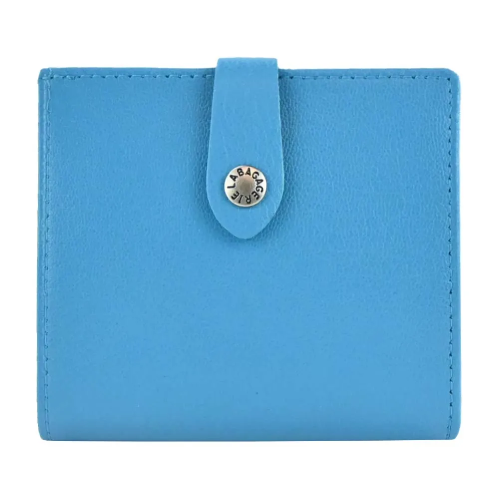 LA BAGAGERIE Ti Amo系列山羊皮雙折短夾(紫紅) 歷史價格詳細信息