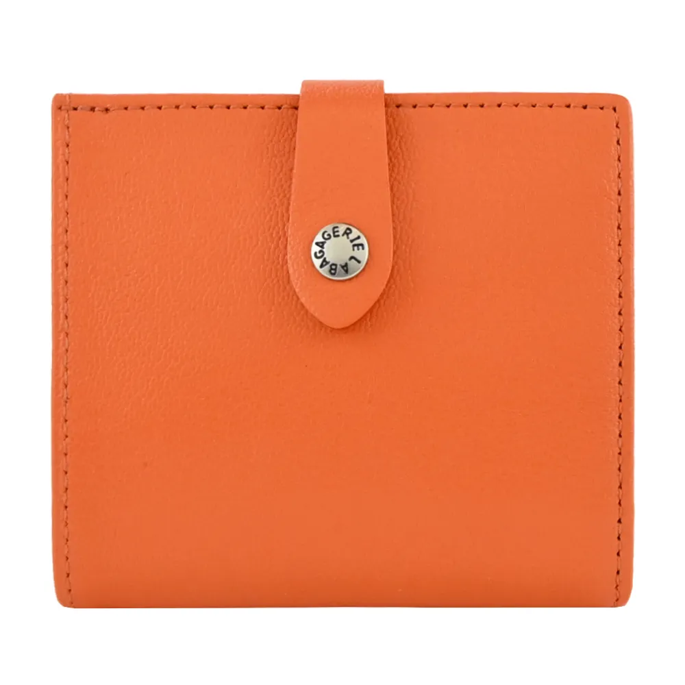 LA BAGAGERIE Ti Amo系列山羊皮雙折短夾(紫紅) 歷史價格詳細信息