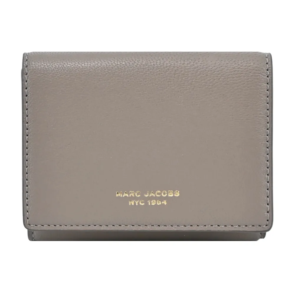 MARC JACOBS THE LEATHER荔枝紋三折零錢短夾-棕 歷史價格詳細信息