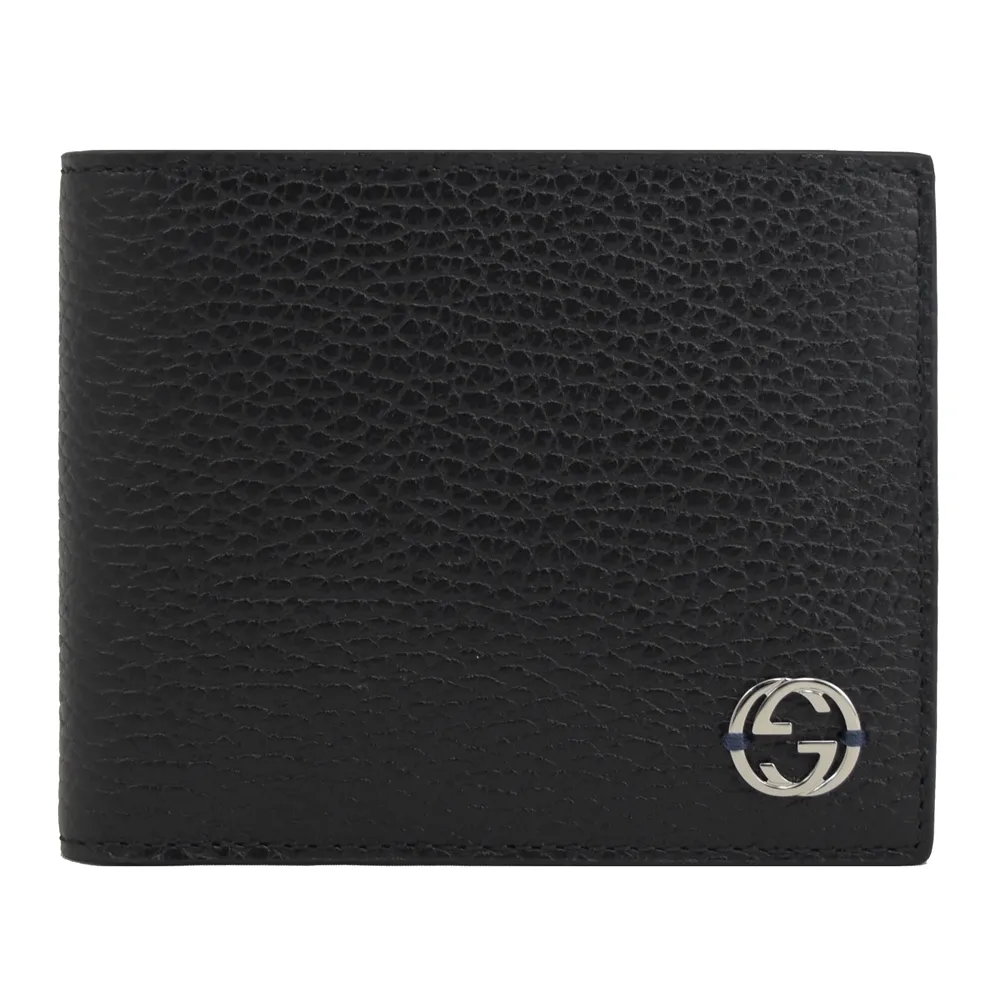 Gucci 金屬雙G Logo荔枝牛皮翻蓋長夾(黑色) 615524 CAO0G 1000 歷史價格詳細信息