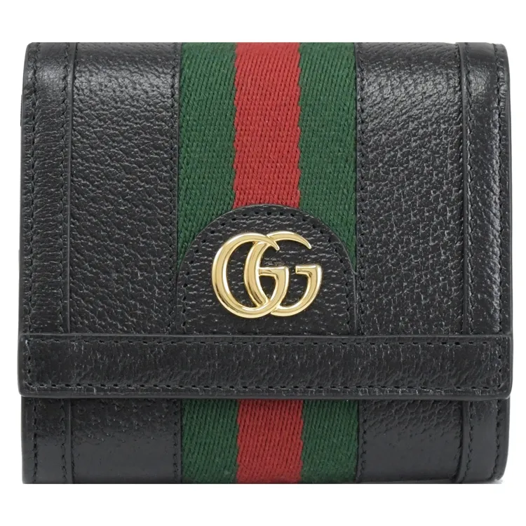 GUCCI 經典Ophidia GG帆布拼接皮革卡片夾(粉色) 歷史價格詳細信息