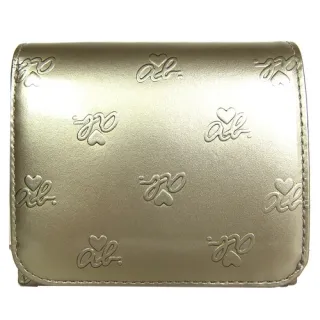 agnes b.heart 圓點印紋翻扣長夾-銀 歷史價格詳細信息