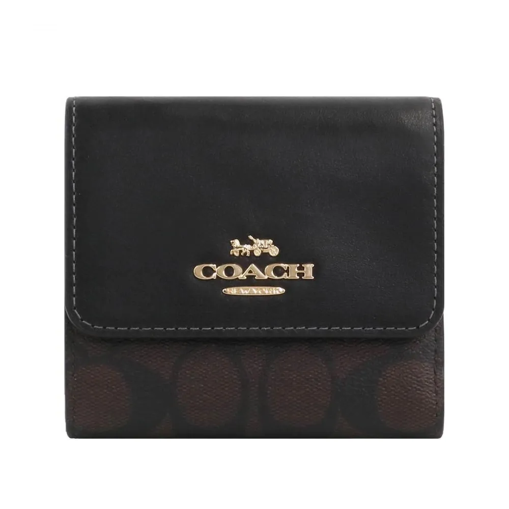 COACH 立體馬車LOGO PVC肩背半月包(淺卡其) 歷史價格詳細信息