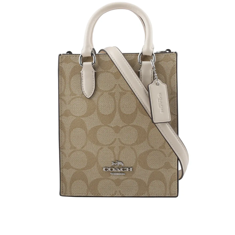 二手 COACH 卡其色 手提包 底部使用痕跡 現貨【C210921】 歷史價格詳細信息