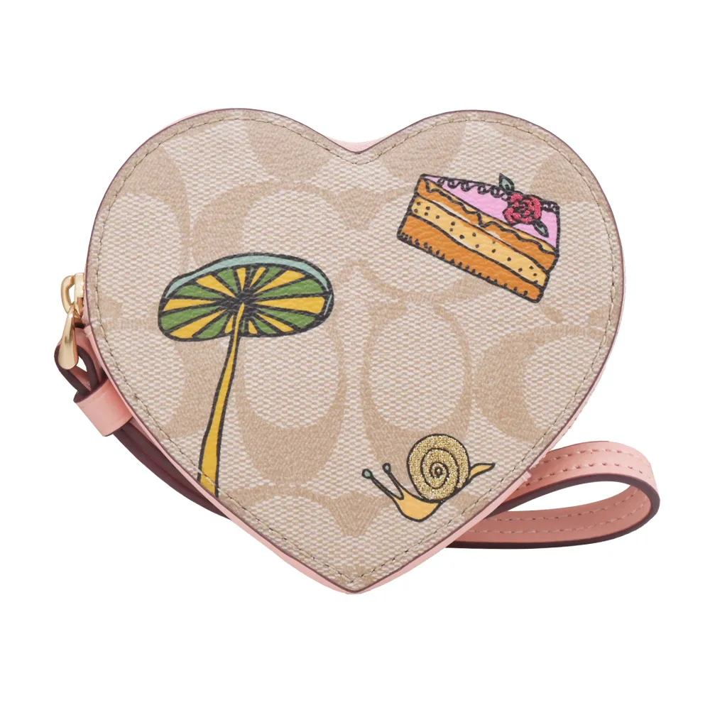 COACH 皮革+PVC塗層馬車Logo壓釦中夾(任選) C0082 廠商直送 現貨 歷史價格詳細信息