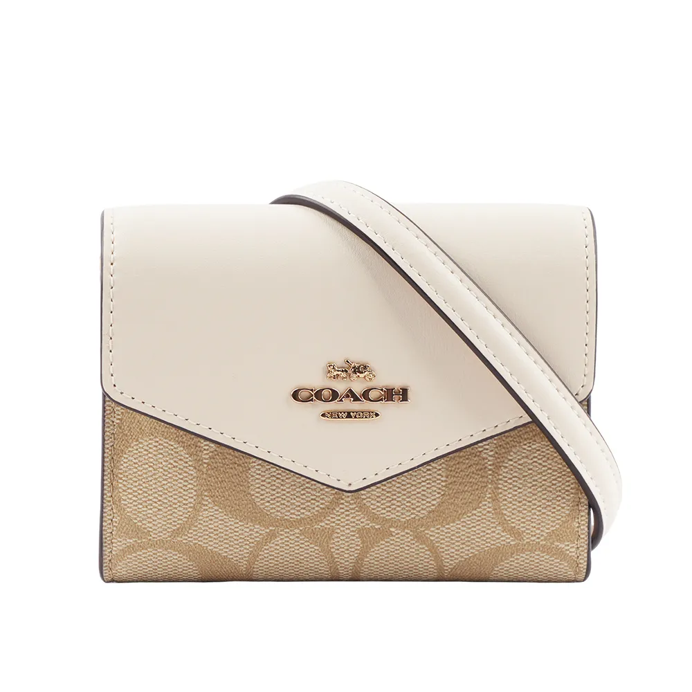 【COACH】迷你帆布托特 圓壓印LOGO 斜背兩用包 兩款可選(coach C8417 女包 女包包 黑灰色 咖啡色) 歷史價格詳細信息