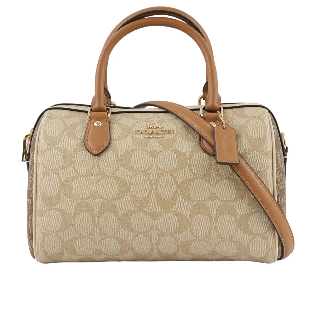 二手 COACH  淺卡其色 長夾 花 現貨【C210853】 歷史價格詳細信息