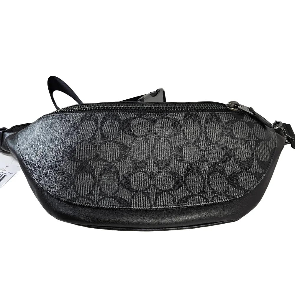 【COACH】COACH 黑字LOGO胸前口袋設計拉鍊純棉短袖T恤(白x黑) 歷史價格詳細信息