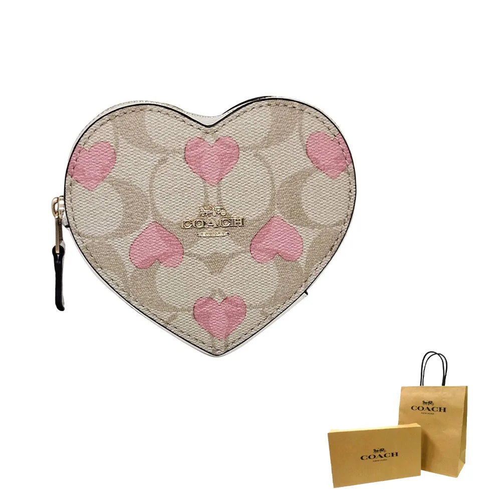 【COACH】情人節限定禮盒 粉色太陽眼鏡 附贈零錢包(HC7150D-94298D) 歷史價格詳細信息