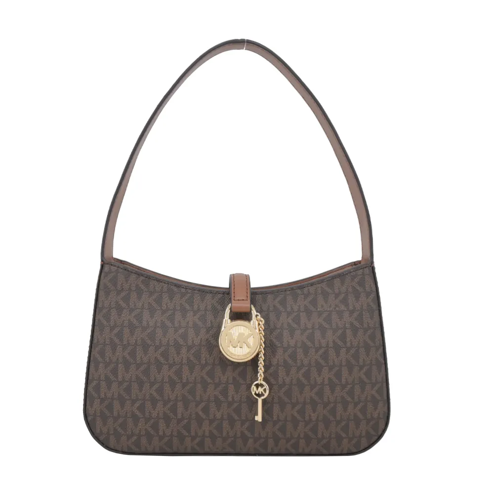 MICHAEL KORS PVC 滿版卡片/零錢包LOGO鑰匙圈禮盒-藍 歷史價格詳細信息