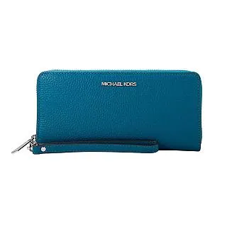 【Michael Kors】荔枝皮革金/銀字多卡拉鍊手拿長夾 歷史價格詳細信息