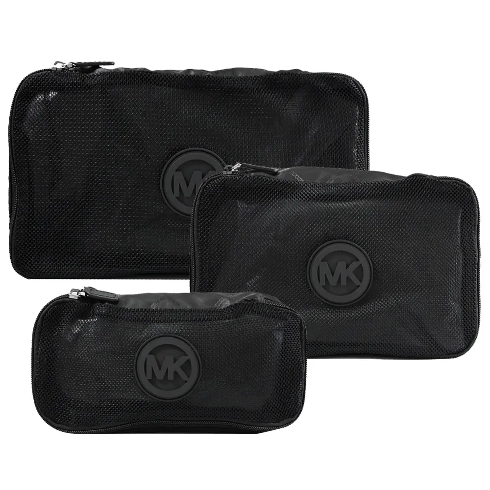 MICHAEL KORS TRAVEL 經典MK印花條紋PVC托特包.白 歷史價格詳細信息