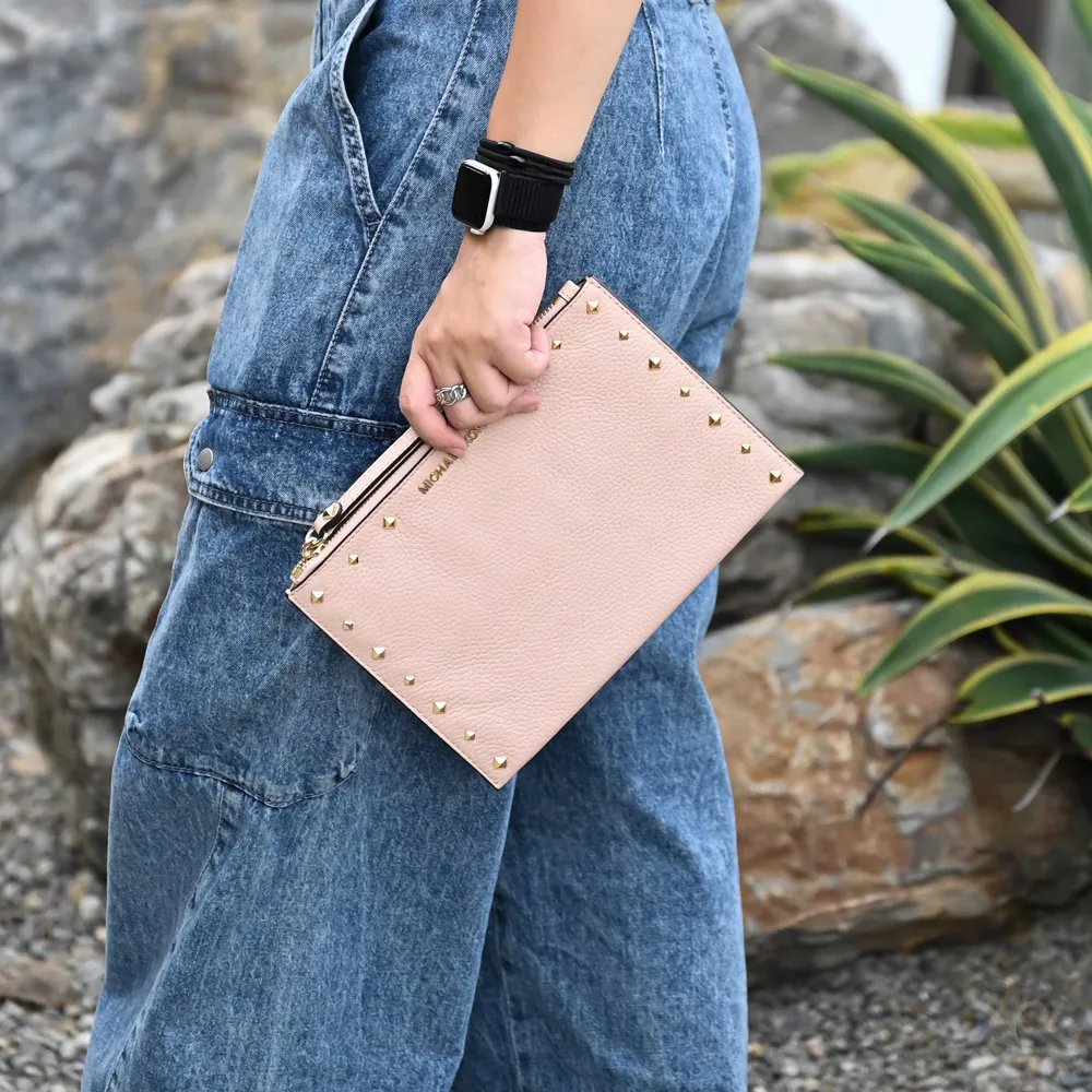 MICHAEL KORS JET SET 大格編織斜背方包.焦糖棕 歷史價格詳細信息