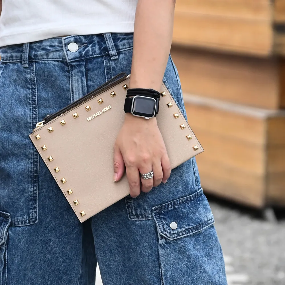 MICHAEL KORS JET SET 大格編織斜背方包.焦糖棕 歷史價格詳細信息