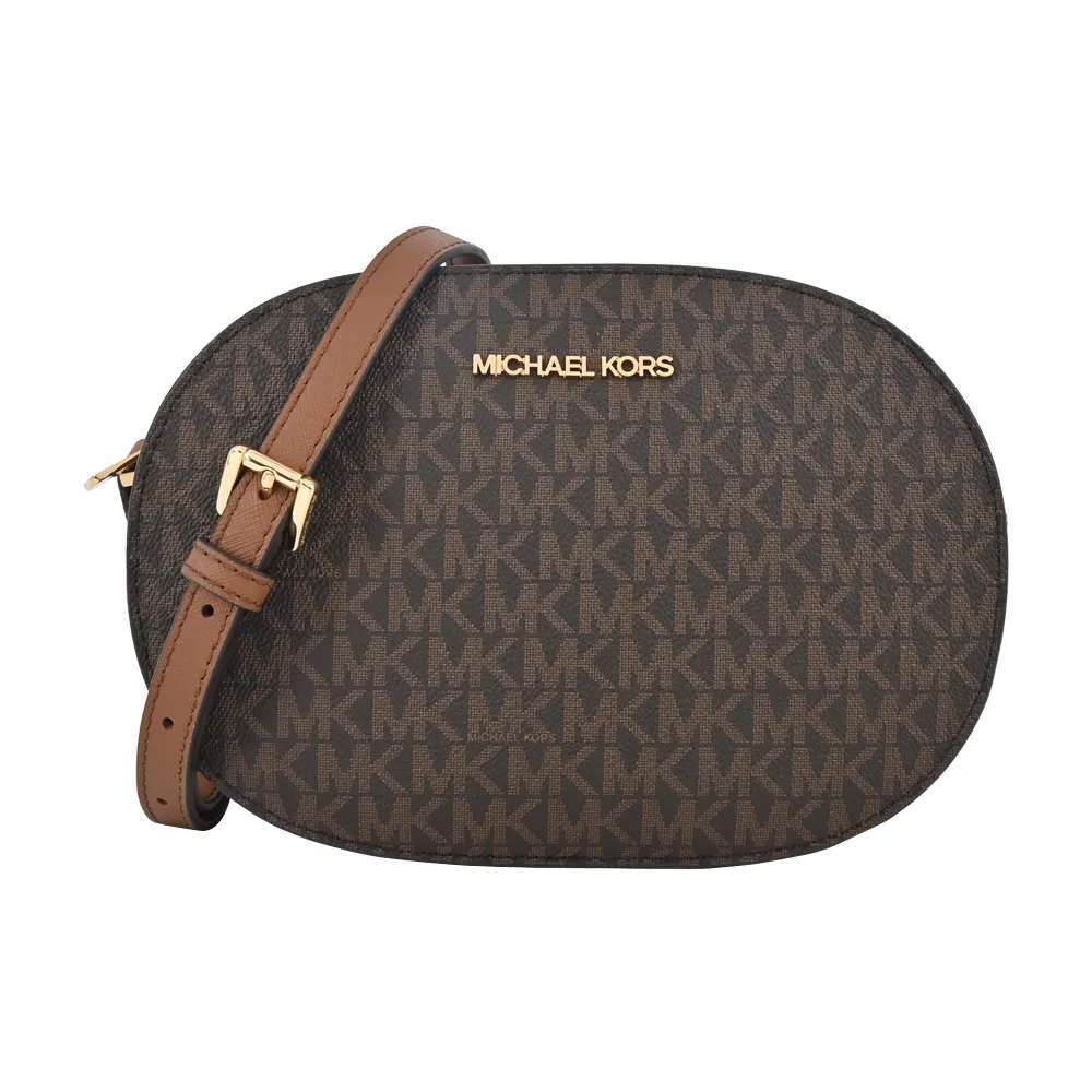 MICHAEL KORS 圓形金LOGO荔枝皮革手提式拉鍊中長夾.紅 歷史價格詳細信息