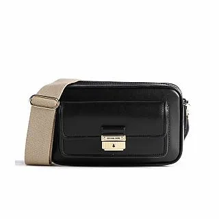 MICHAEL KORS BRADSHAW 銀鎖頭海軍藍色防刮滿版MK寬帶相機斜背包 歷史價格詳細信息