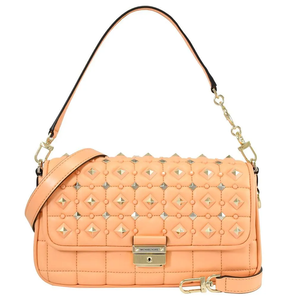 MICHAEL KORS BRADSHAW 銀鎖頭海軍藍色防刮滿版MK寬帶相機斜背包 歷史價格詳細信息