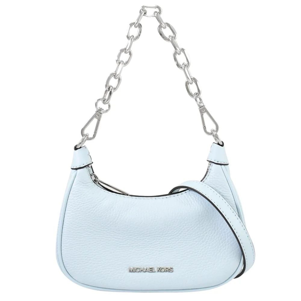 MICHAEL KORS CORA 金字Logo紅色荔枝紋皮革牛角金鏈兩用包(大) 歷史價格詳細信息