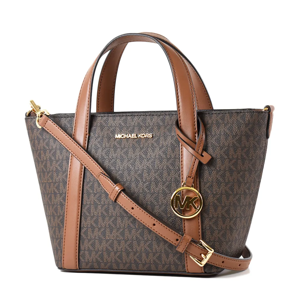 MICHAEL KORS PRATT 防刮手提/斜背二用包-黑色/小 歷史價格詳細信息