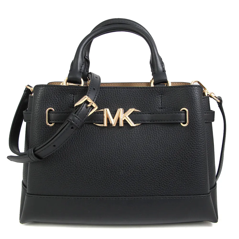 MICHAEL KORS REED 金字MK腰帶配飾駝色X香草白色防刮滿版托特肩背包(大) 歷史價格詳細信息