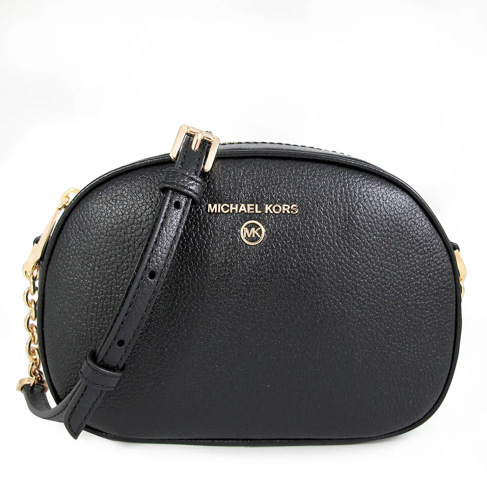 MICHAEL KORS JET SET CHARM金字LOGO牛皮拉鍊斜背包(小/兩色) 廠商直送 歷史價格詳細信息