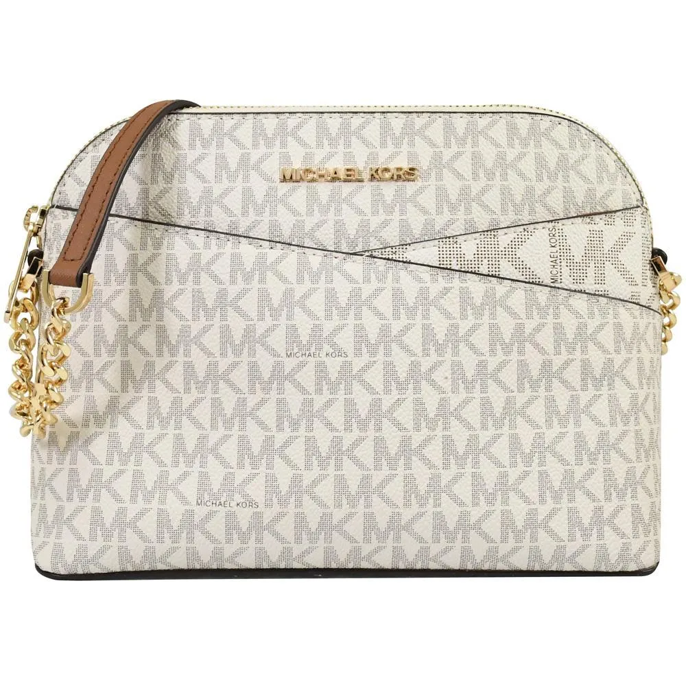 MICHAEL KORS JET SET 經典印花鍊條斜背方包.淺藍 歷史價格詳細信息