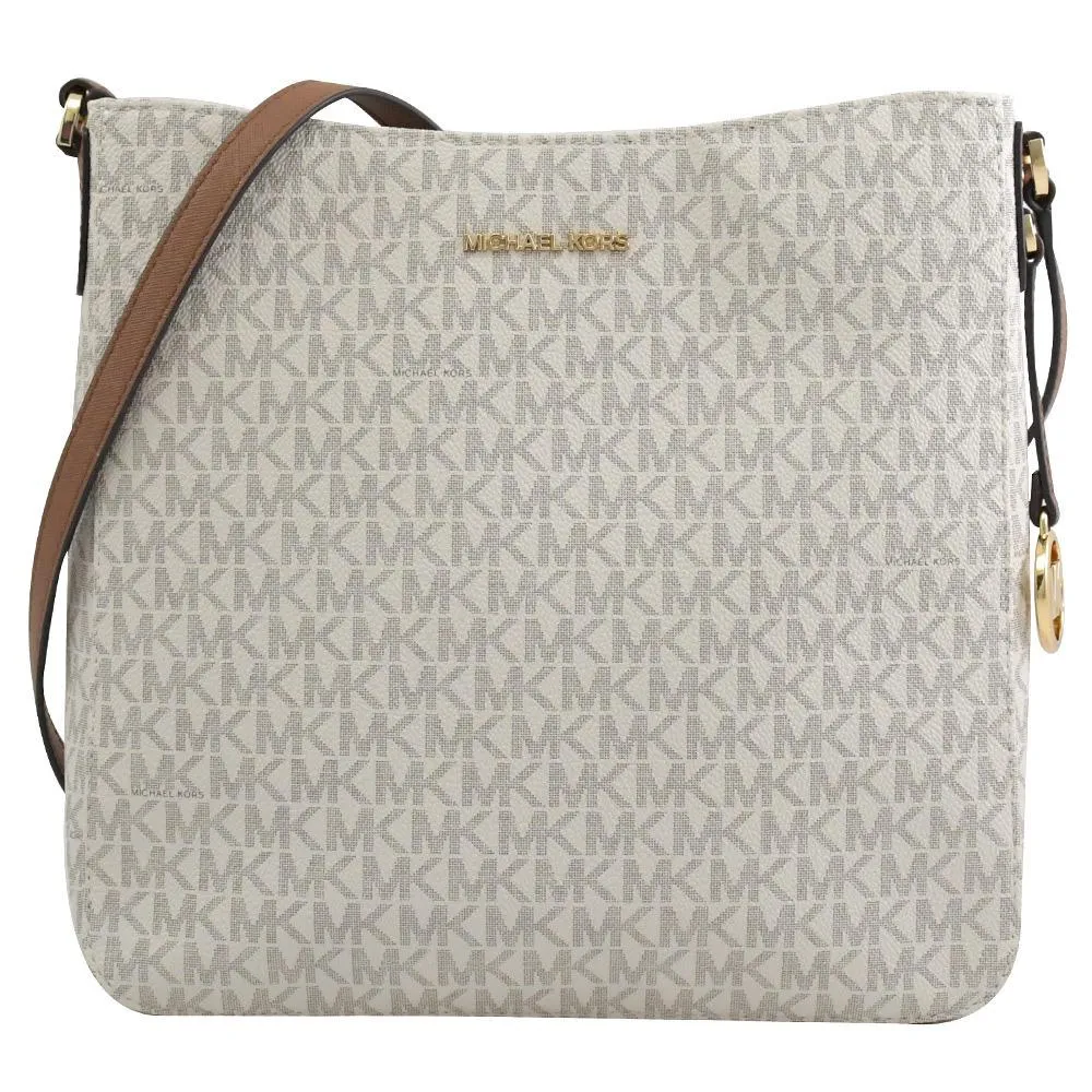 【Michael Kors】JET SET TRAVEL 滿版燙金LOGO掀蓋防刮三折中長夾-深咖啡 歷史價格詳細信息