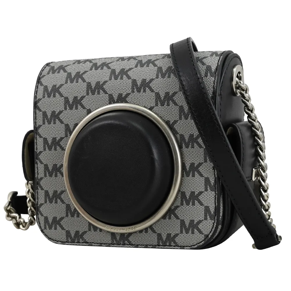 MICHAEL KORS 古銅金縷雕MK緹花LOGO防刮皮革雙面用皮帶-黑色 歷史價格詳細信息