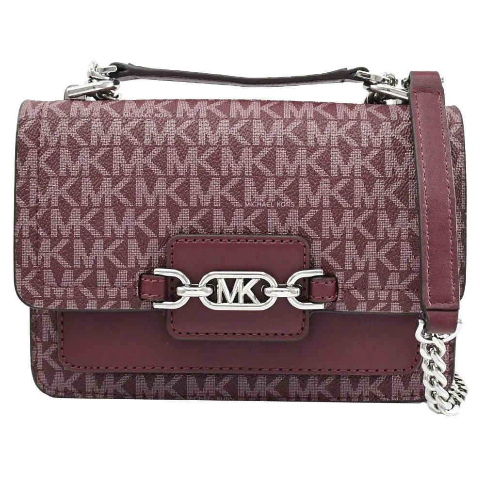 Michael Kors  金屬MK大吊飾方型卡夾防刮皮革 4卡/零錢包禮盒(瑪爾法米色 歷史價格詳細信息