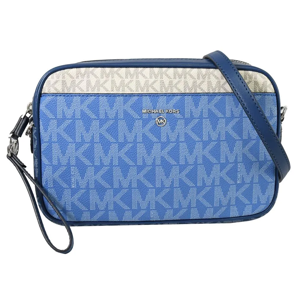 MK斜背包 專櫃款Gloria 藍色方型郵差包 加拿大代購 歷史價格詳細信息