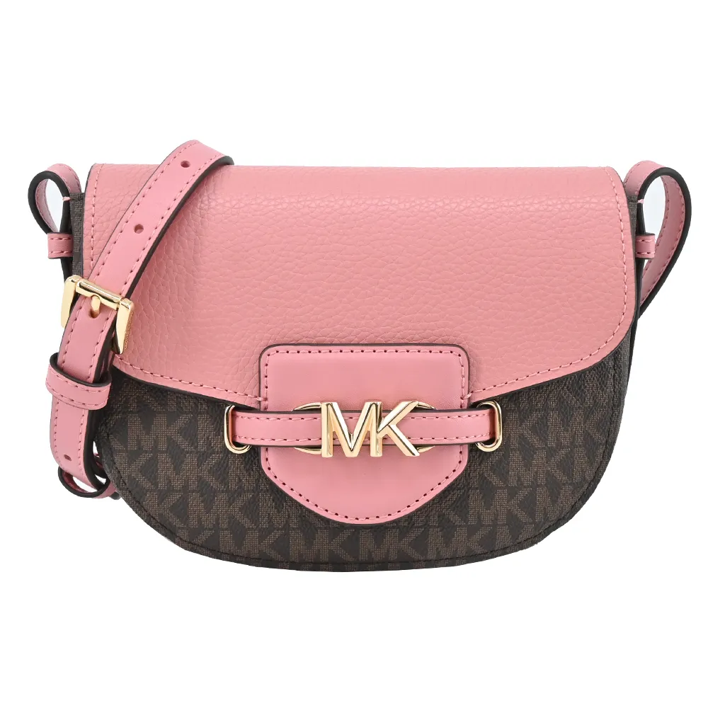 MICHAEL KORS REED 荔枝紋鉚釘手提/斜背二用水桶包-黑色 歷史價格詳細信息