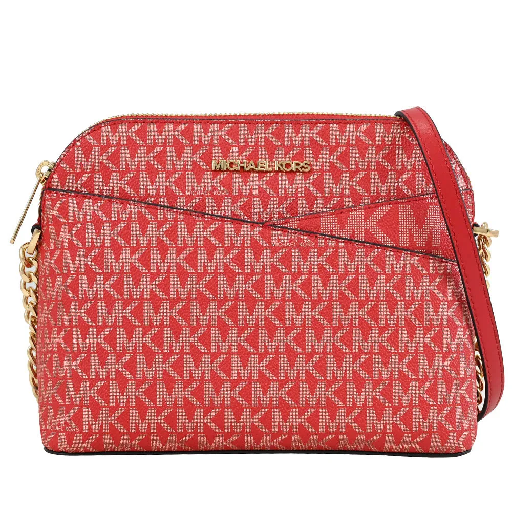 MICHAEL KORS JET SET 經典印花鍊條斜背方包.淺藍 歷史價格詳細信息