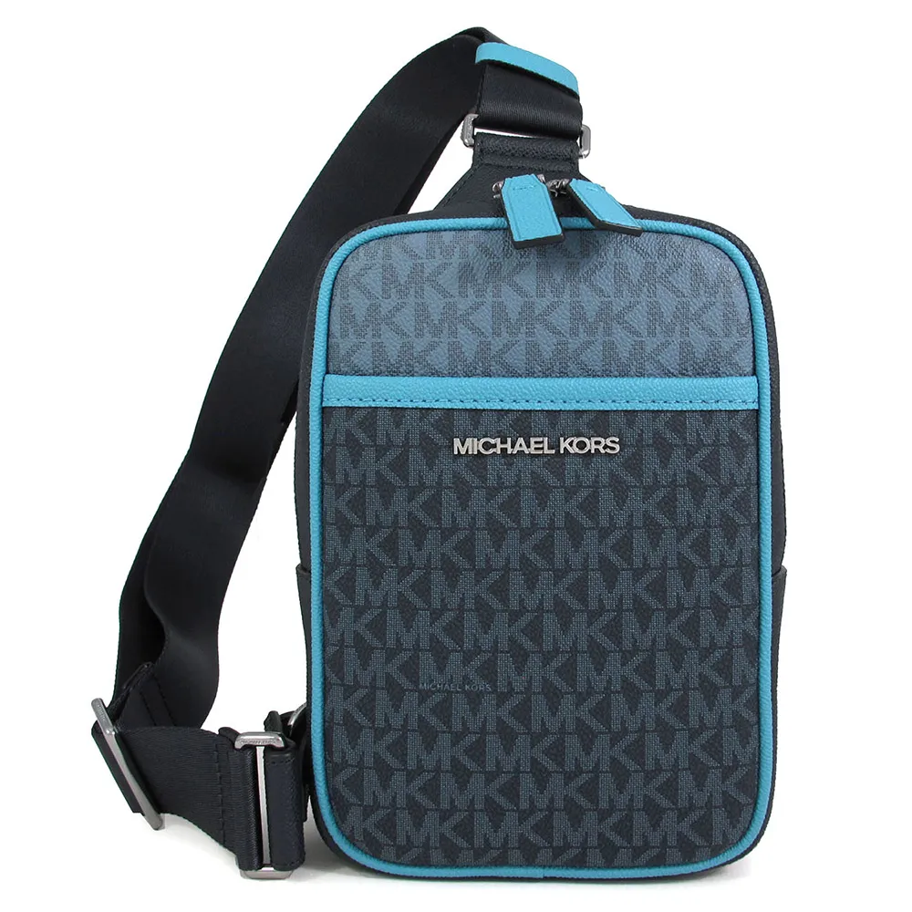 MICHAEL KORS MK字母滿版LOGO男款後背包-黑 歷史價格詳細信息