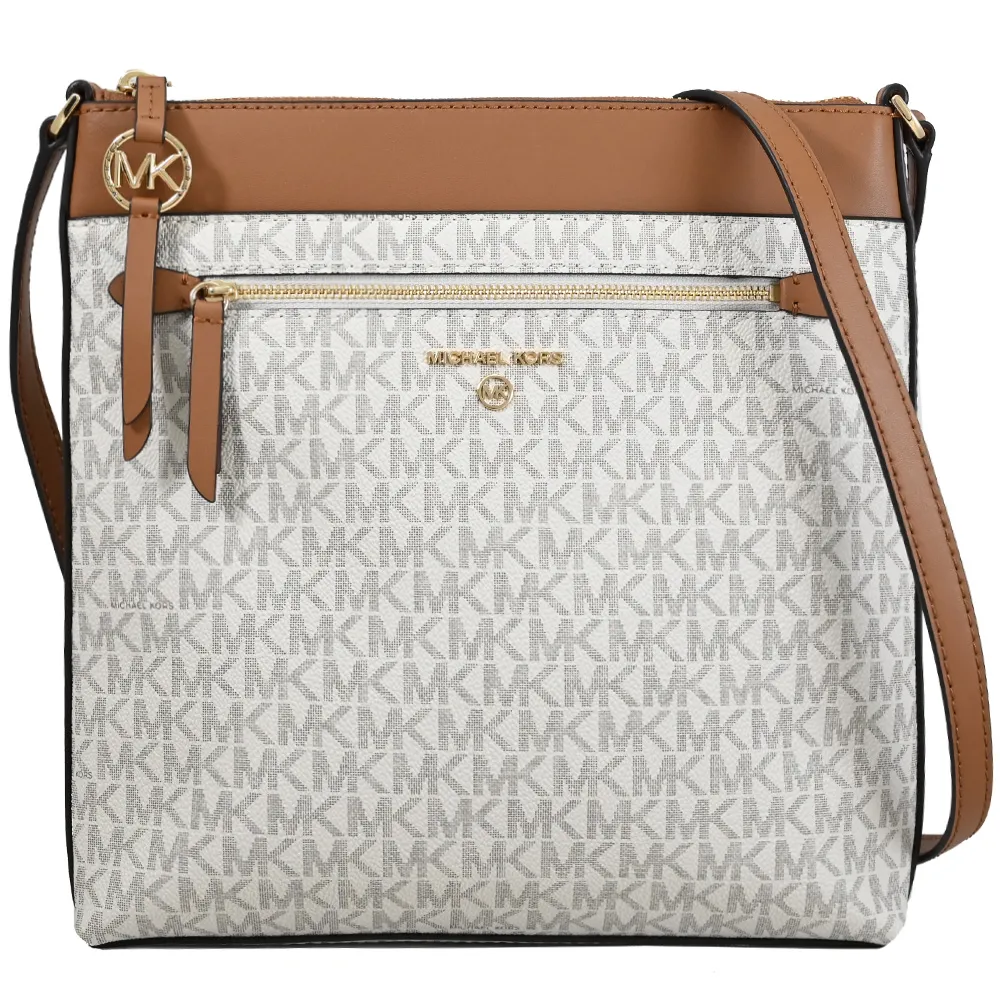 MICHAEL KORS JET SET 經典印花鍊條斜背方包.淺藍 歷史價格詳細信息