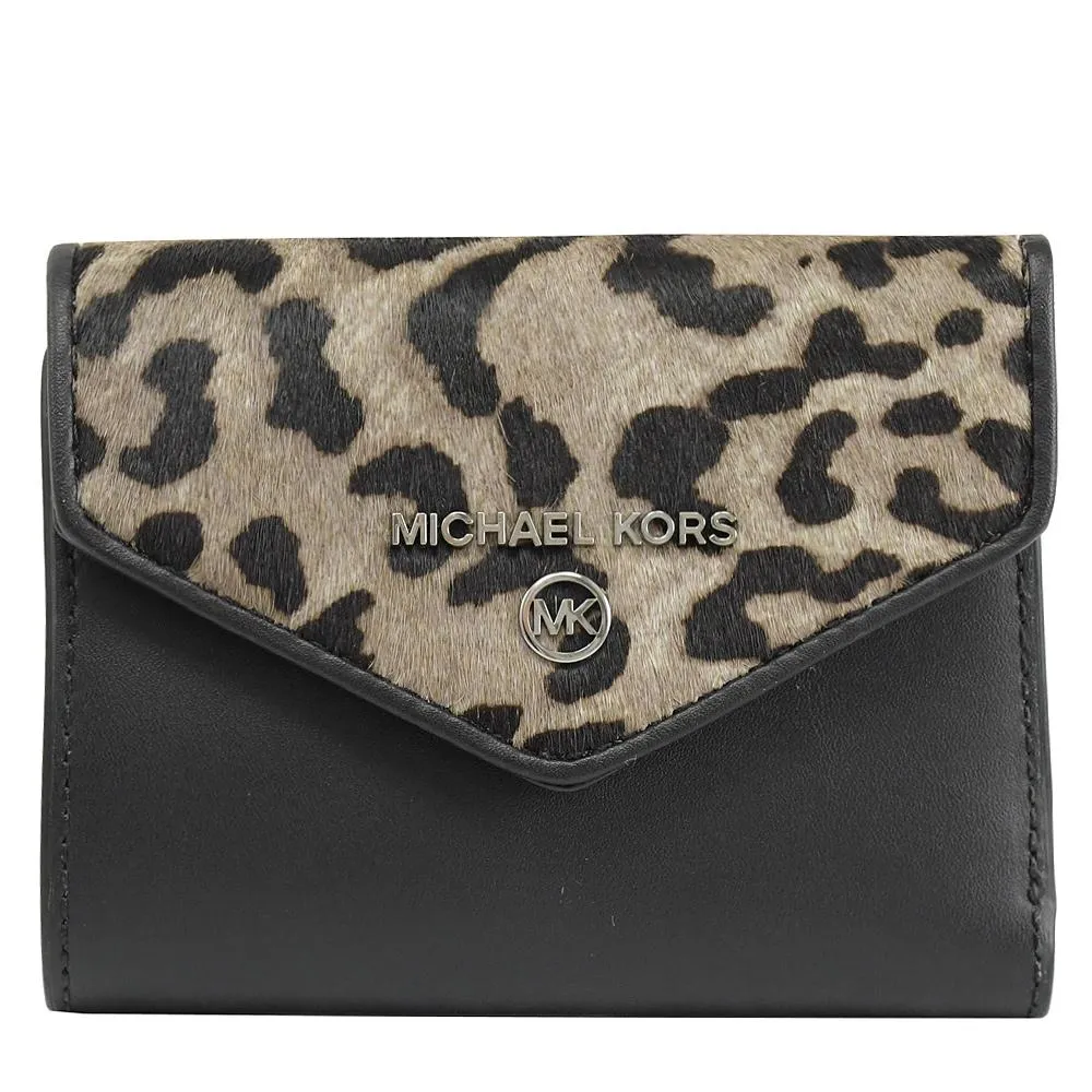 MICHAEL KORS Jet Set Charm 印花三折手提式長夾.卡其 歷史價格詳細信息