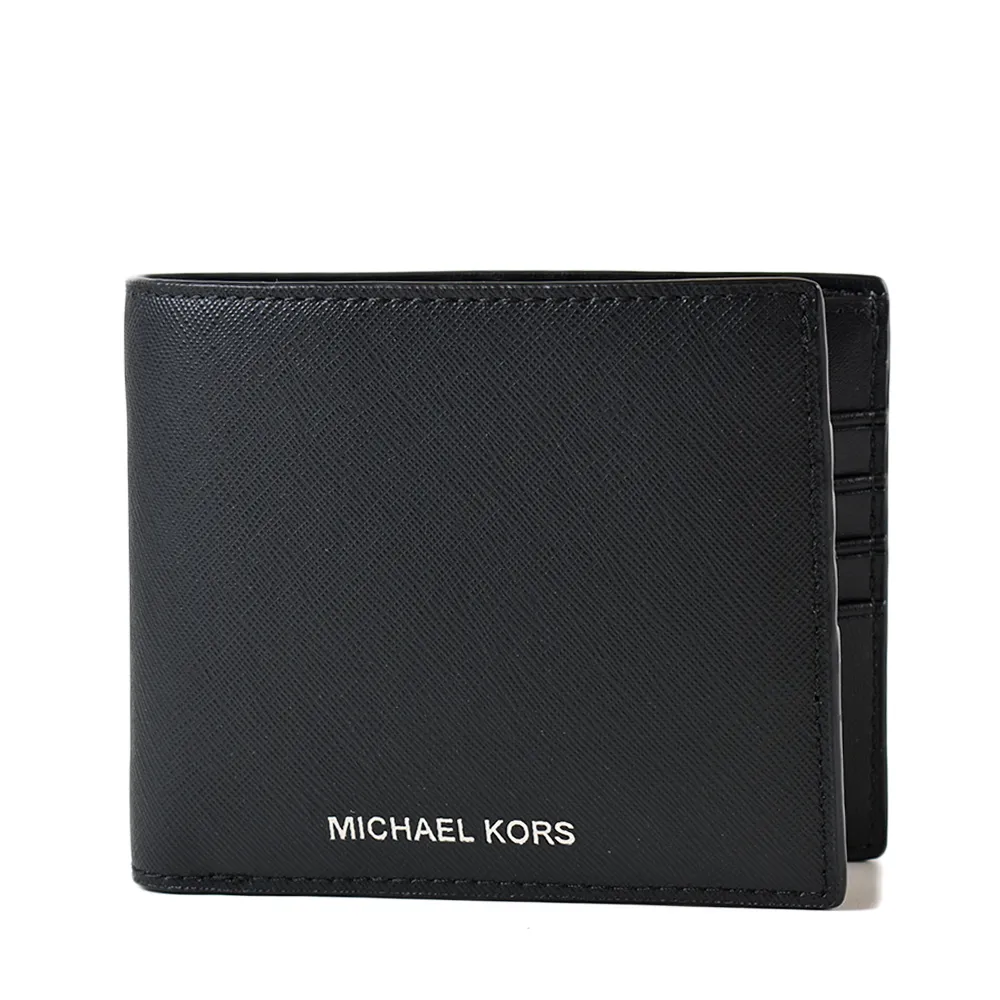 MICHAEL KORS 男款 燙印LOGO防刮八卡短夾/附證件夾-藍色 歷史價格詳細信息