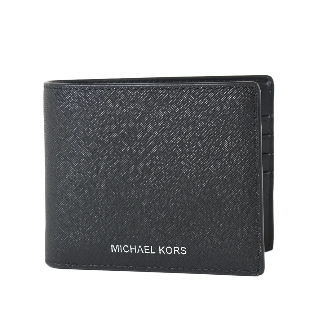MICHAEL KORS 男款 銀字緹花LOGO防刮皮革零錢袋短夾-咖啡色 歷史價格詳細信息