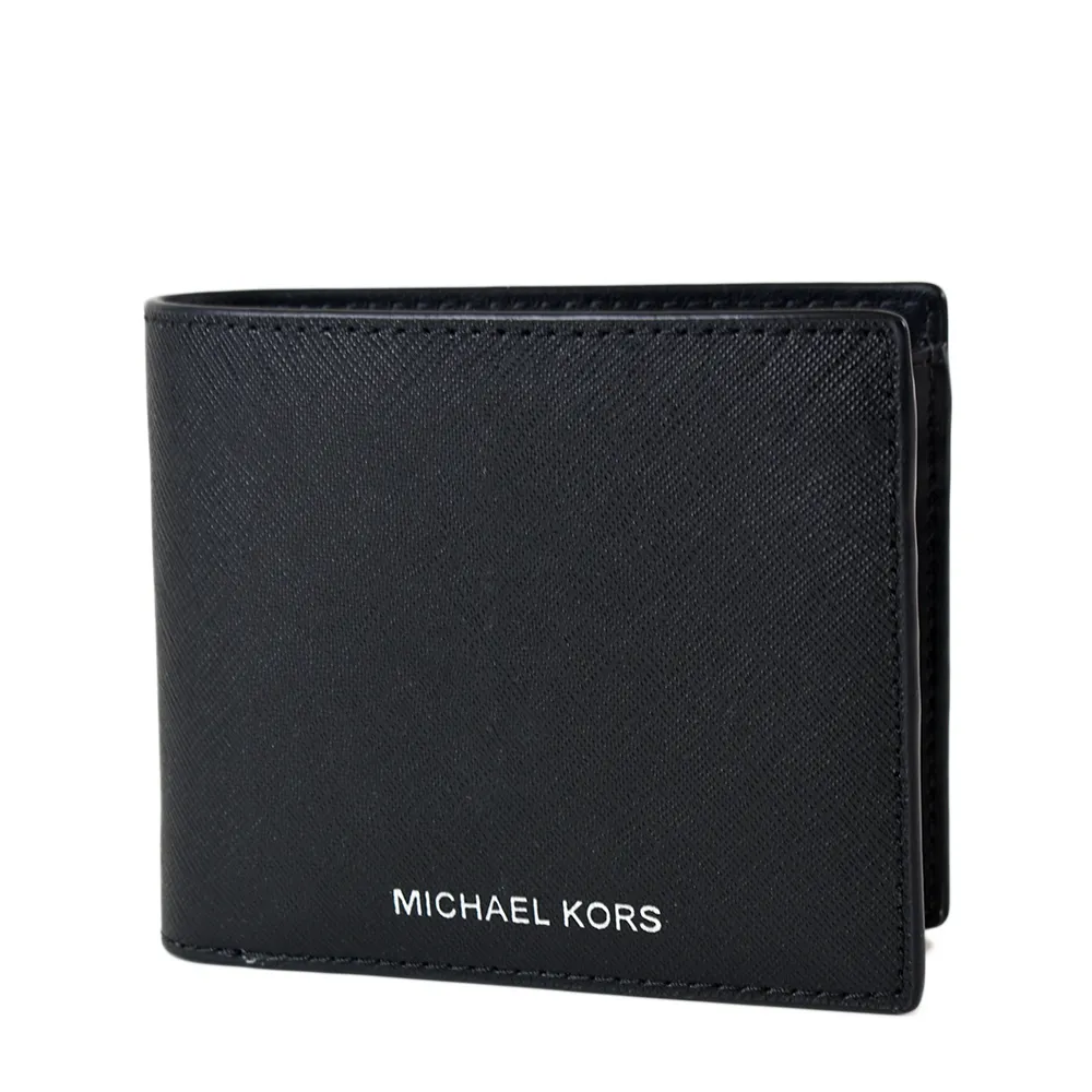 MICHAEL KORS 男款 燙印LOGO防刮八卡短夾/附證件夾-藍色 歷史價格詳細信息