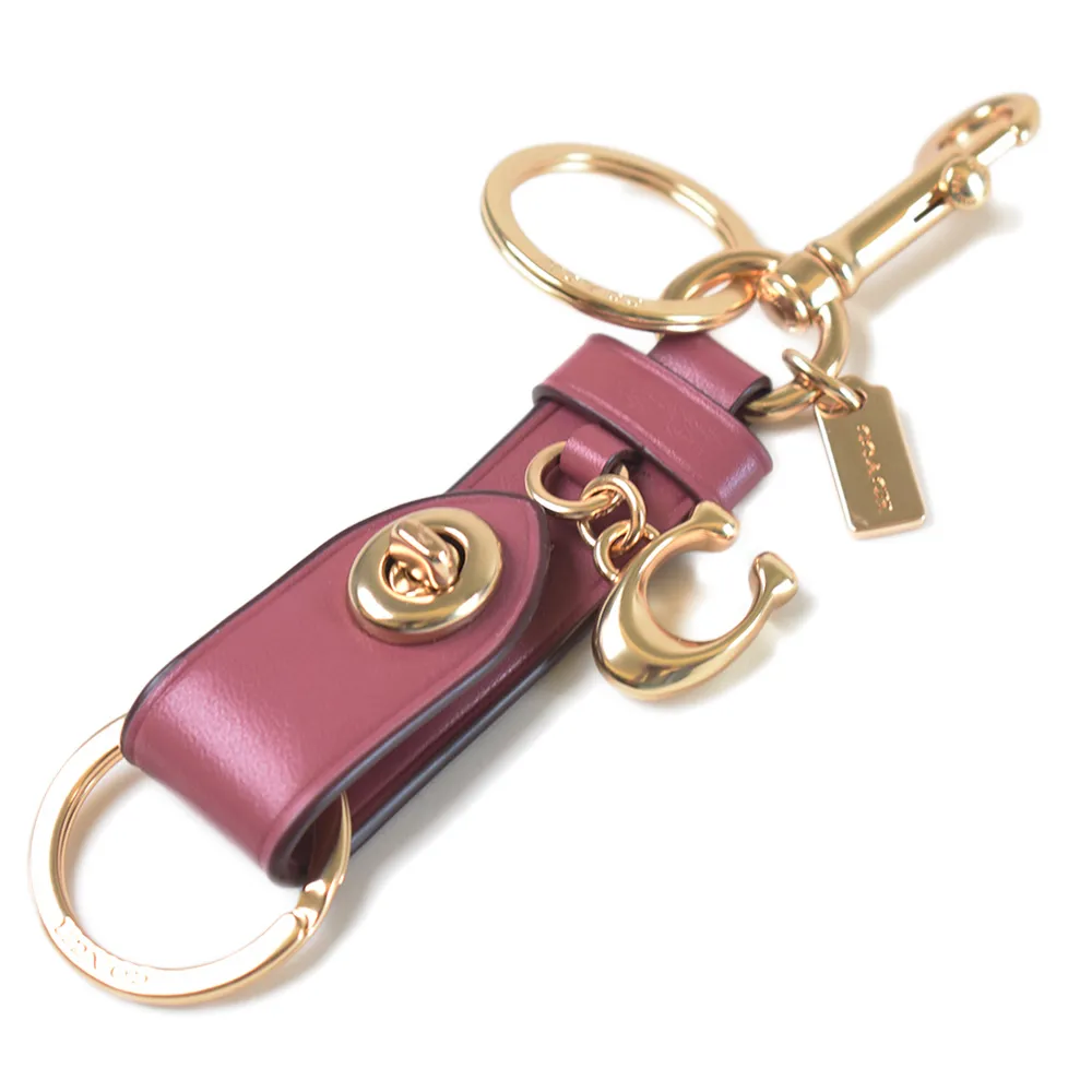 COACH 莓紅色覆盆莓造型金字金屬LOGO斜背手提兩用包 歷史價格詳細信息