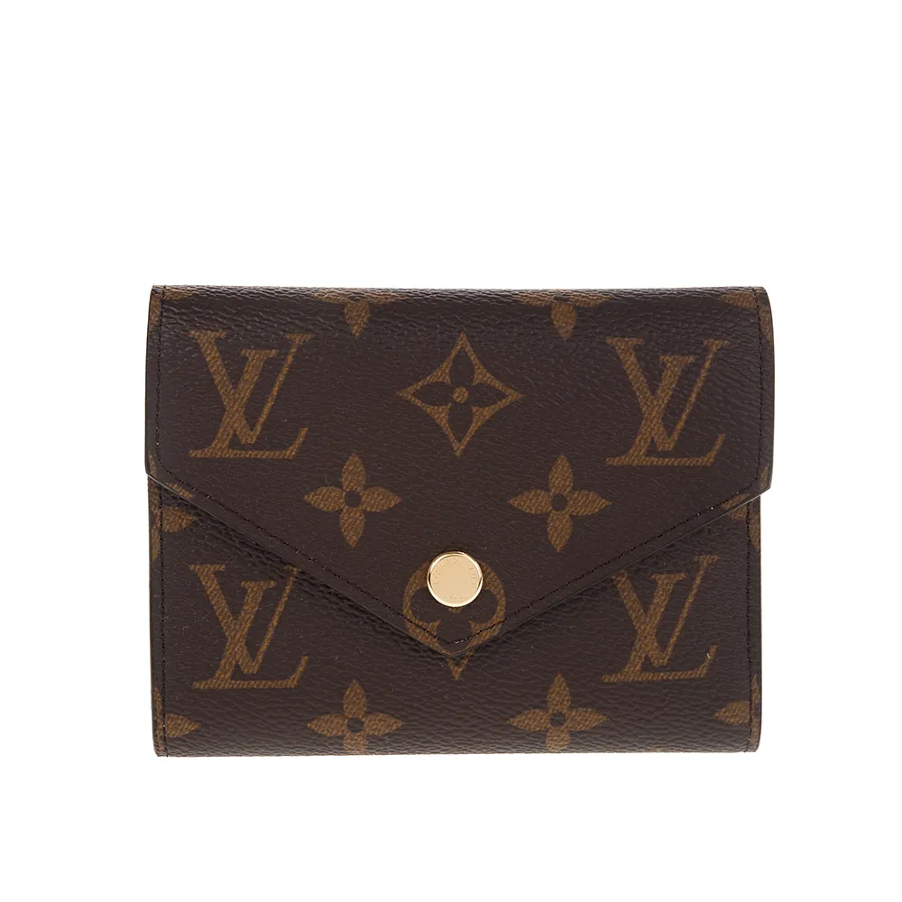 LOUIS VUITTON Victorine系列 Monogram原花三折暗釦短夾 玫粉 LV M62360 歷史價格詳細信息