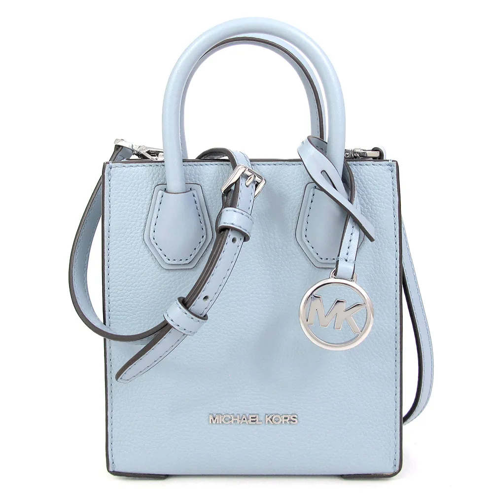 MICHAEL KORS Mercer 編織格紋三層手提兩用包.咖 歷史價格詳細信息