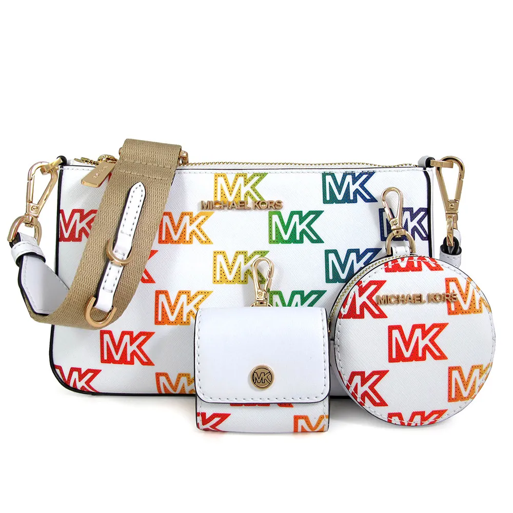 MICHAEL KORS JET SET TRAVEL 防刮扁式手拿包.咖 歷史價格詳細信息