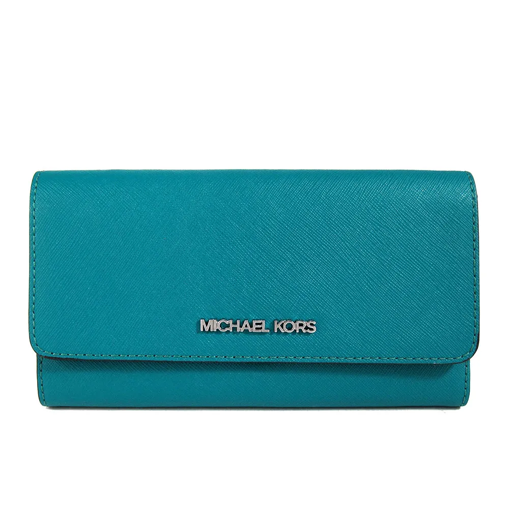 Michael Kors JET SET TRAVEL系列 金字LOGO 防刮牛皮皮革 中夾 歷史價格詳細信息