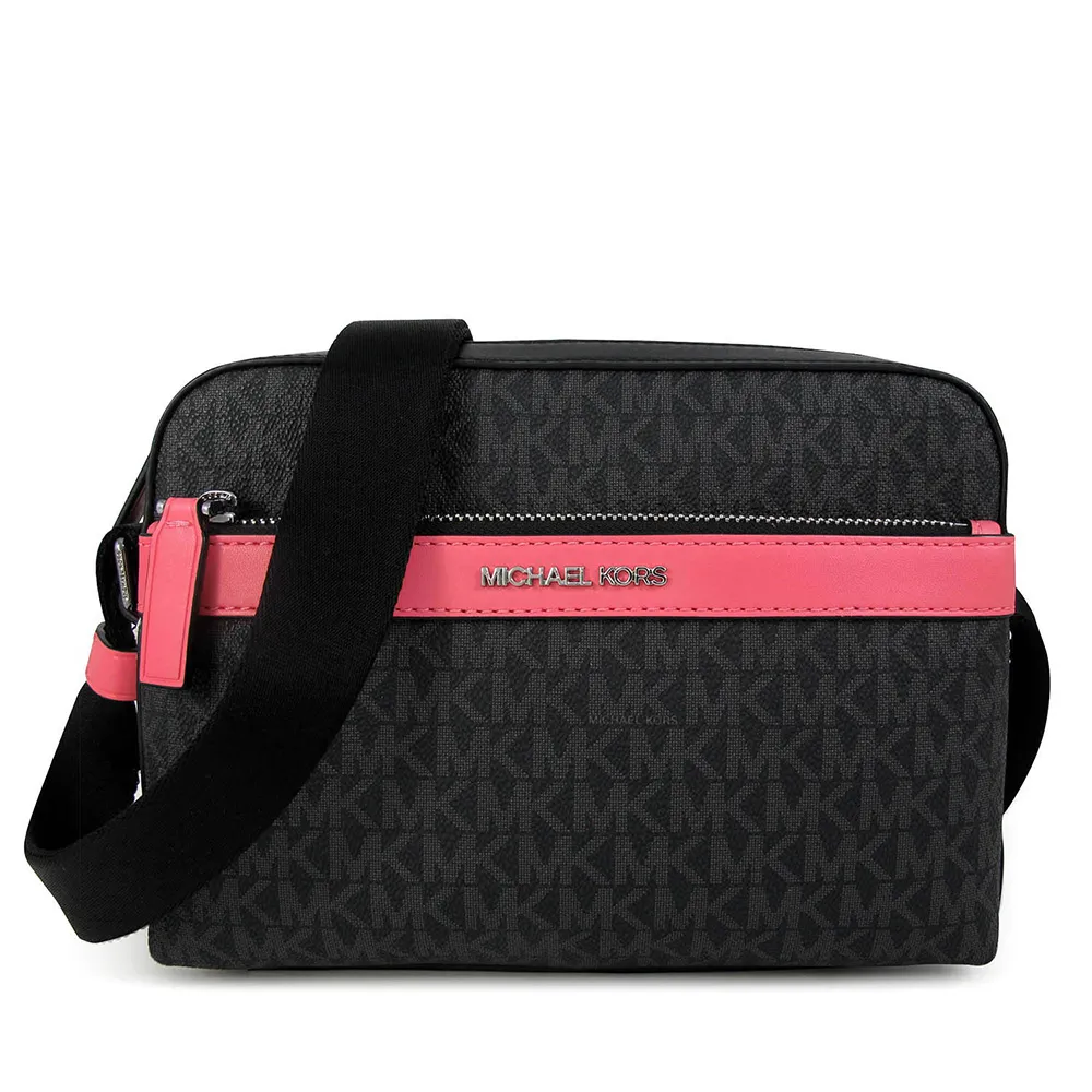 MICHAEL KORS COOPER 咖啡色皮革條飾對開式短夾+皮革鎖圈禮盒 歷史價格詳細信息