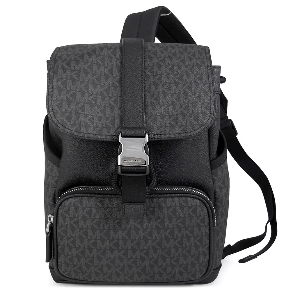 MICHAEL KORS COOPER 咖啡色皮革條飾對開式短夾+皮革鎖圈禮盒 歷史價格詳細信息