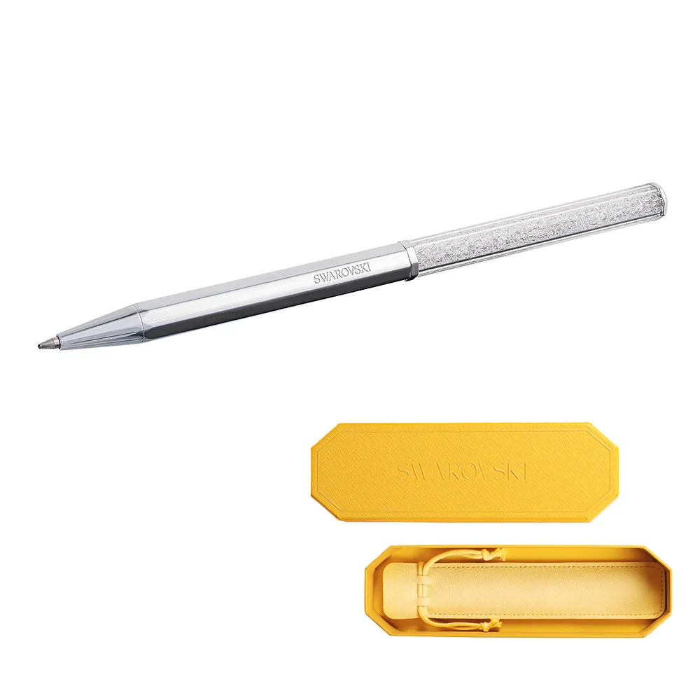SWAROVSKI 施華洛世奇 Crystalline 圓珠筆 八邊形, 玫瑰金色調, 鍍玫瑰金色調 歷史價格詳細信息