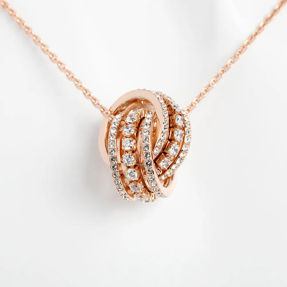 SWAROVSKI 施華洛世奇 Further玫瑰金水晶項鍊 歷史價格詳細信息